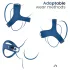 INTOYOU - App-gestuurde vibrerende penis- en teeltring, voor mannen (blauw)