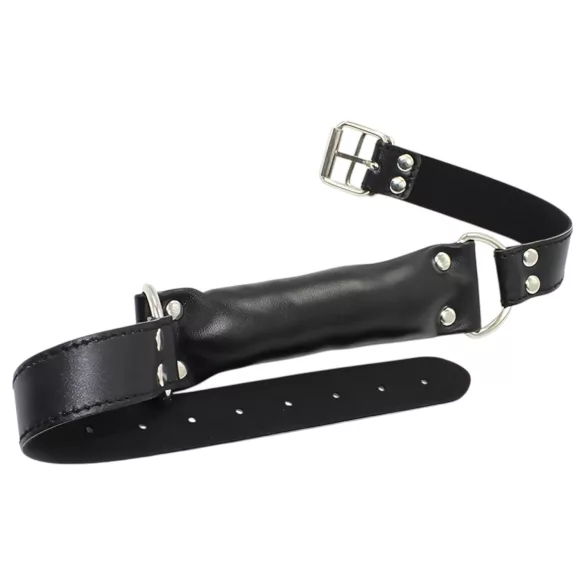 Latetobed - mondknevel met padding - zwart