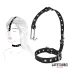 Latetobed - halsband met neushaak - zwart