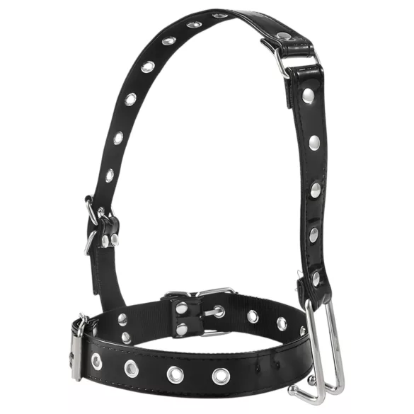 Latetobed - halsband met neushaak - zwart
