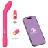 Adalet Gently - g-spot en prostaat vibrator - smart - siliconen - roze