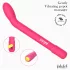 Adalet Gently - g-spot en prostaat vibrator - smart - siliconen - roze