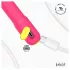 Adalet Gently - g-spot en prostaat vibrator - smart - siliconen - roze