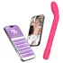 Adalet Gently - g-spot en prostaat vibrator - smart - siliconen - roze