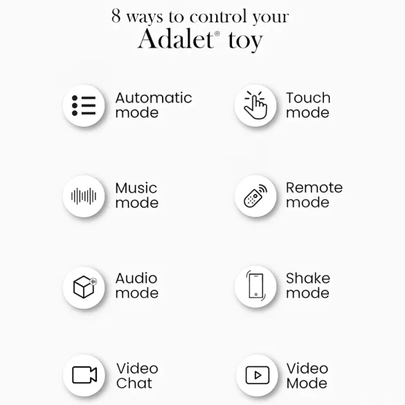Adalet Gently - App-gestuurde G-punt- en prostaatvibrator (paars)
