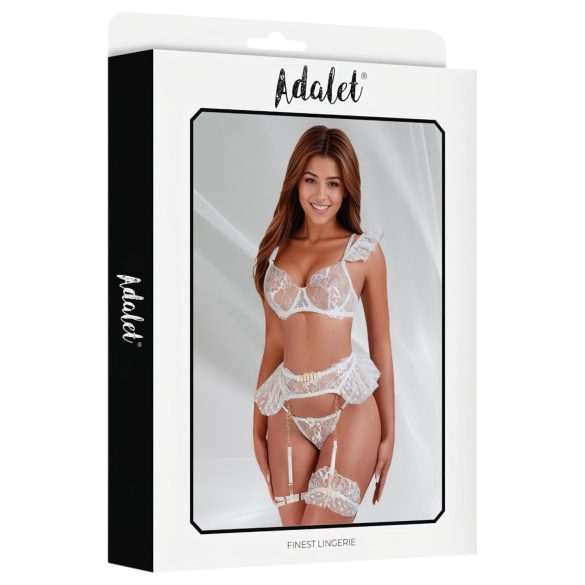 Adalet Natalie - lingerie set - kanten details - wit