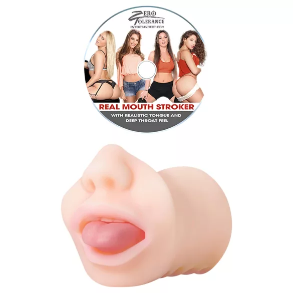 Zero Tolerance - masturbator mond - realistisch - huidkleur