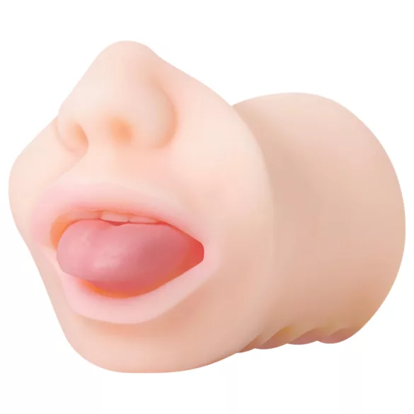 Zero Tolerance - masturbator mond - realistisch - huidkleur