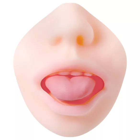 Zero Tolerance - masturbator mond - realistisch - huidkleur