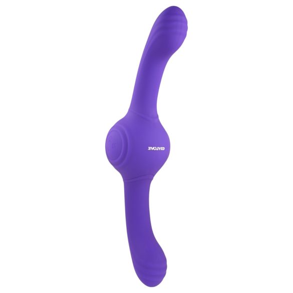 Evolved Onze Gyro Vibe - oplaadbaar, schuddende dubbele vibrator (paars)