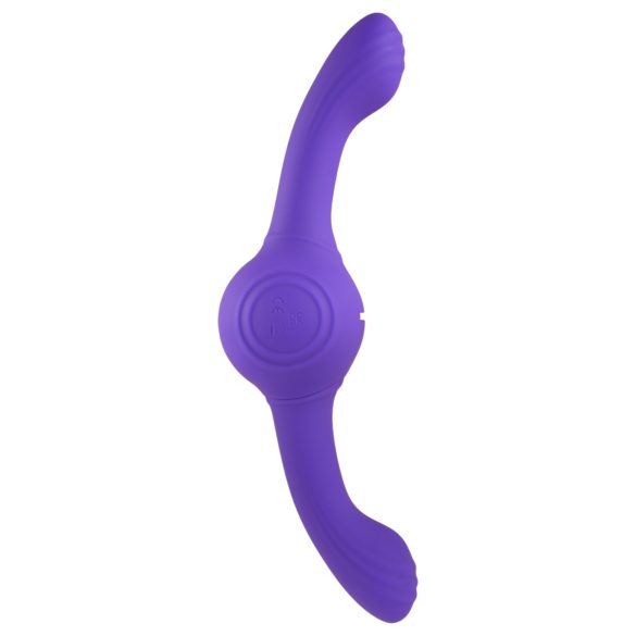 Evolved Onze Gyro Vibe - oplaadbaar, schuddende dubbele vibrator (paars)
