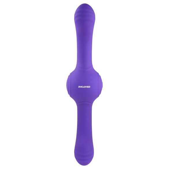 Evolved Onze Gyro Vibe - oplaadbaar, schuddende dubbele vibrator (paars)