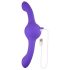 Evolved Onze Gyro Vibe - oplaadbaar, schuddende dubbele vibrator (paars)