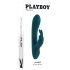 Playboy Konijn - oplaadbare, waterdichte vibratie (turquoise)