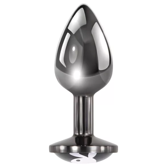 Playboy Tux - buttplug - klein - zilver