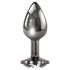 Playboy Tux - anaalplug - klein (zilver)