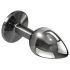 Playboy Tux - anaalplug - klein (zilver)