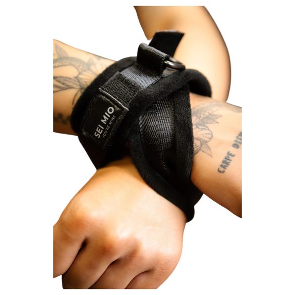 Sei Mio - pols- en enkelboeien kruis - zwart