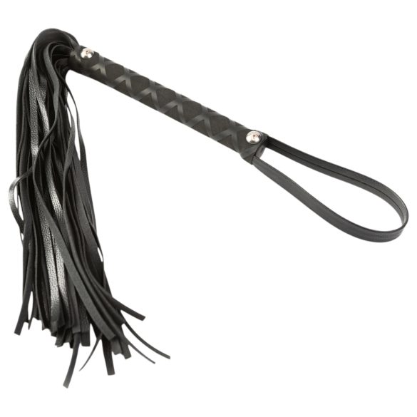 Sei Mio - zweep - zwart - vegan leer