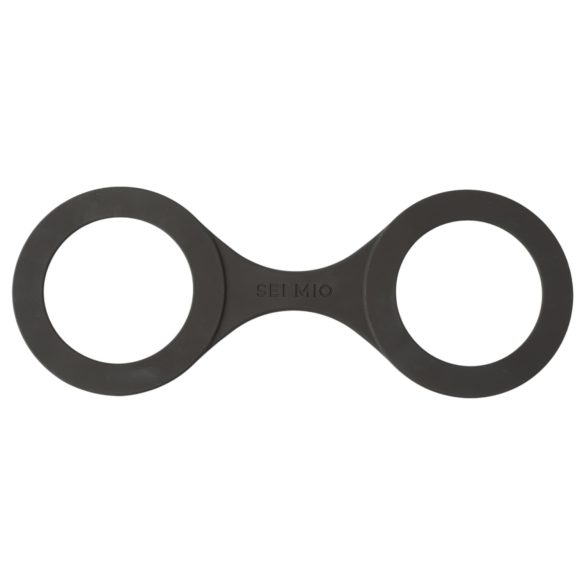 Sei Mio - polsboeien - siliconen - zwart - maat L