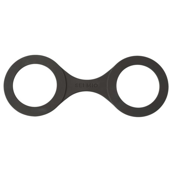 Sei Mio - polsboeien - siliconen - zwart - maat M