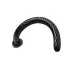 Hosed Spiral Anal Snake 19 - anaal dildo met zuignap - zwart