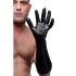 Pleasure Fister - fisting handschoen - getextureerd latex - zwart