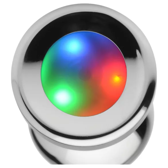 Booty Sparks - buttplug met licht - groot - zilver