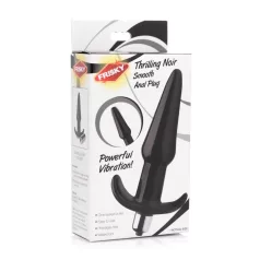 Frisky Smooth - anale vibrator - zwart