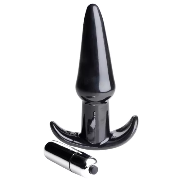 Frisky Smooth - anale vibrator - zwart