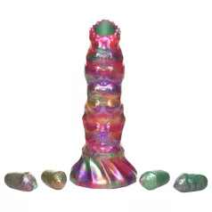   Creature Cocks Larva - ovipositor dildo - alien - siliconen - regenboog