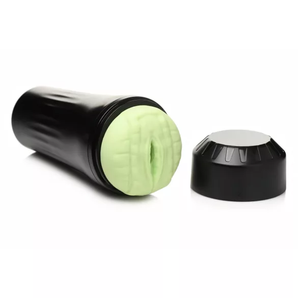 Creature Cocks Raptor - reptiel kunstvagina in hoes (zwart-groen)