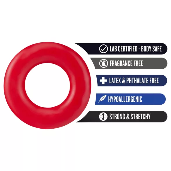 Stay Hard - penisring set - rood