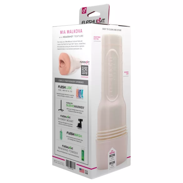 Fleshlight Mia Malkova - mondmasturbator - realistisch - huidkleur