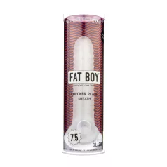 Fat Boy Checker Box - penismantel - geribd - wit - 19cm