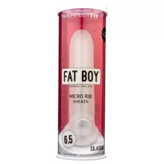 Perfect Fit - Fat Boy Micro Ribbed - penishuls (17 cm, wit)
