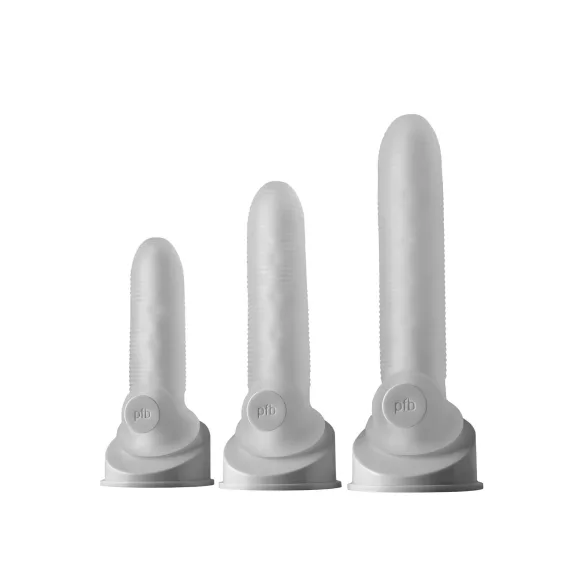 Perfect Fit - Fat Boy Micro Ribbed - penishuls (17 cm, wit)