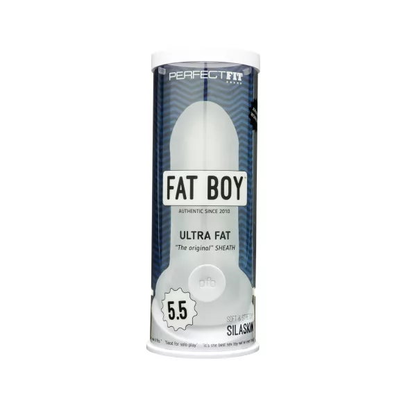 Fat Boy Original Ultra Fat - penismantel - extra dik - 15cm - wit