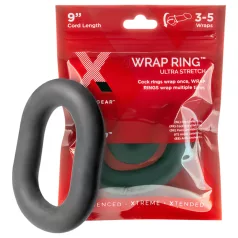 Perfect Fit Ultra Wrap 9 - dikke zwarte penisring (22 cm)