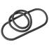 Perfect Fit - penisring - smal en flexibel - zwart 22cm