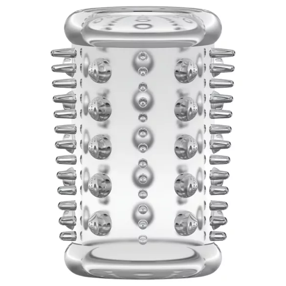 Stay Hard - penis sleeve met kleine noppen - transparant