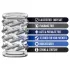 Stay Hard - penis manchet set - transparant - 6 stuks