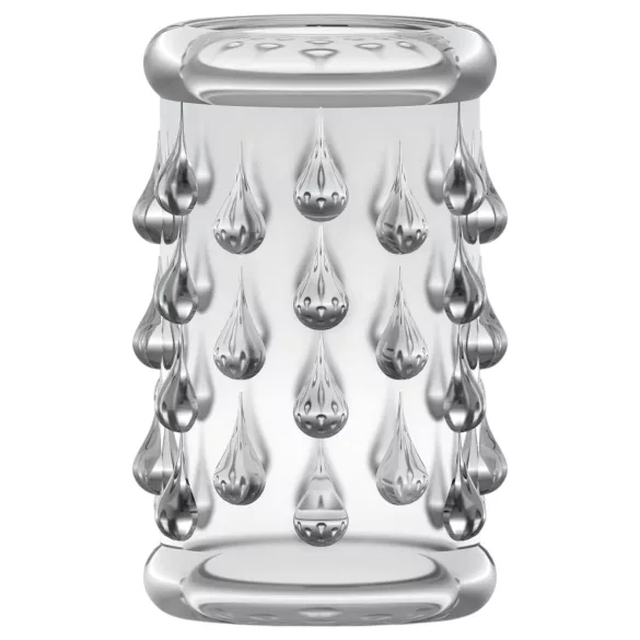 Stay Hard - penis sleeve met bolletjes - transparant