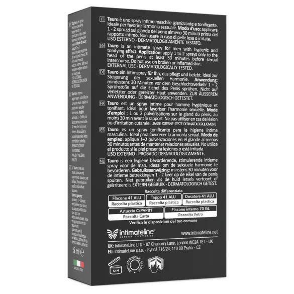 Tauro Extra Power - vertraag­spray voor mannen (5 ml)