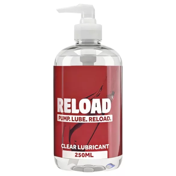 Reload - doorzichtige glijmiddel op waterbasis in pompflacon (250 ml)