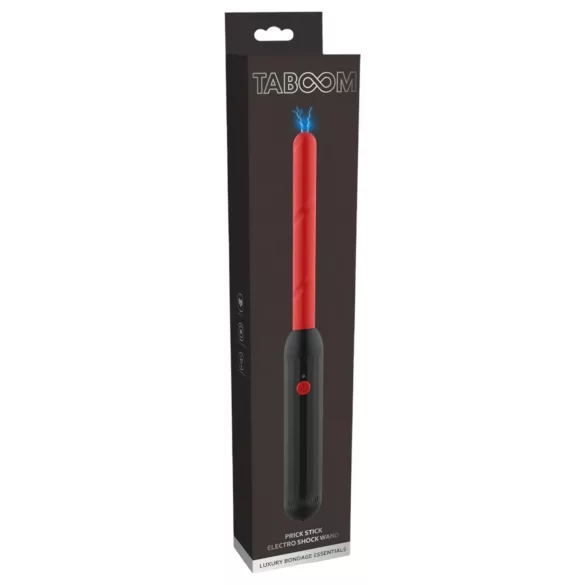 Taboom - elektrische seksspeelgoed staaf - oplaadbaar - rood