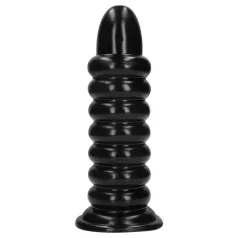 Ouch! Spiral Force - gedraaide anaalkraal (zwart) - 23,5 cm