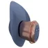 Loveline - vibratorenset met verwisselbare kop (blauw-grijs)