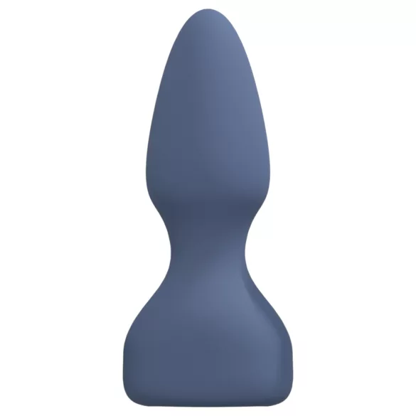 Loveline - vibratorenset met verwisselbare kop (blauw-grijs)