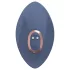 Loveline - vibratorenset met verwisselbare kop (blauw-grijs)